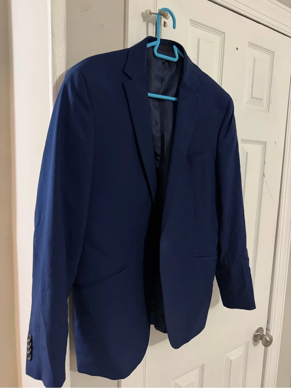 Kenneth Cole Reaction Men's Navy Blue Suit Jacket